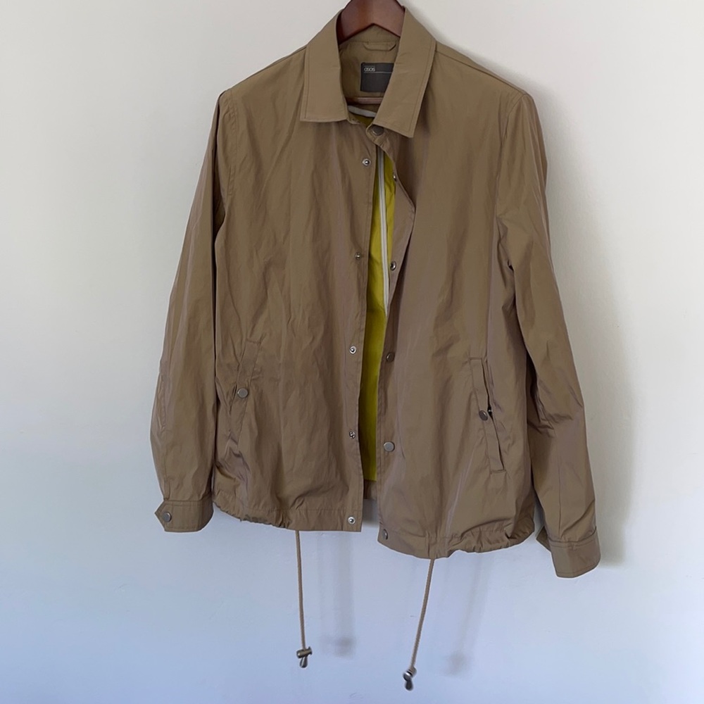 ASOS tan / khaki utility jacket Size Medium